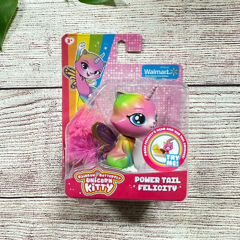 Rainbow Butterfly Unicorn Kitty Complete Set NEW - Picture 6 of 8